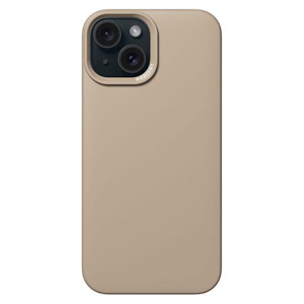 Nudient Slim iPhone 15 MagSafe Cover - Clay Beige