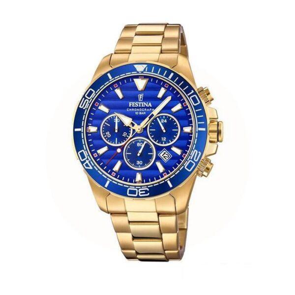 Festina – Guldfarvet Chronograf Herreur 20364 2