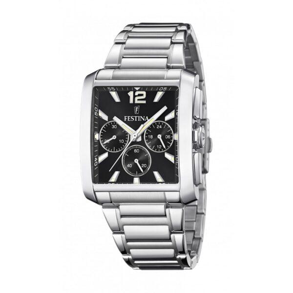 Festina - Tidløs Ur i Sort 38 mm Stål