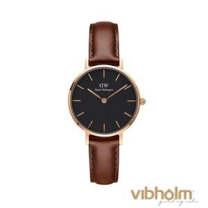Daniel Wellington - Classic Petite St. Mawes Sort Ur 28 mm