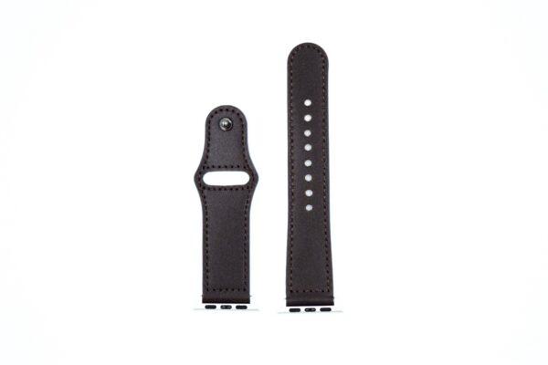 Carlu Apple Watch Mørkebrun Læderrem 38/40 mm