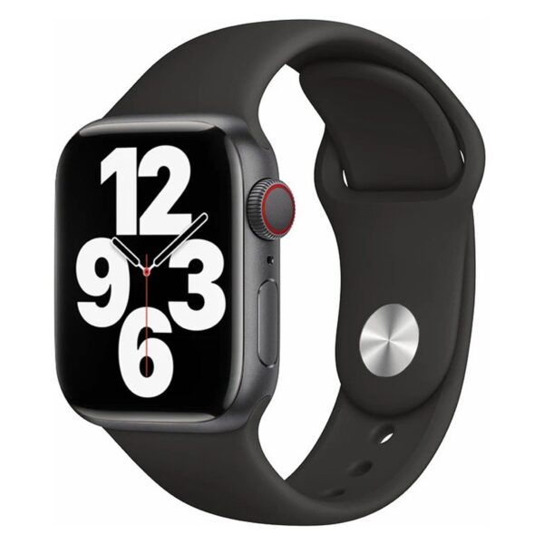 Lippa Silikonerem til Apple Watch 42-49, Sort