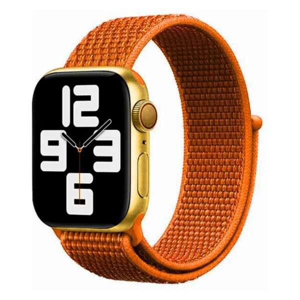 Lippa Nylonrem til Apple Watch 42-49, Papaya