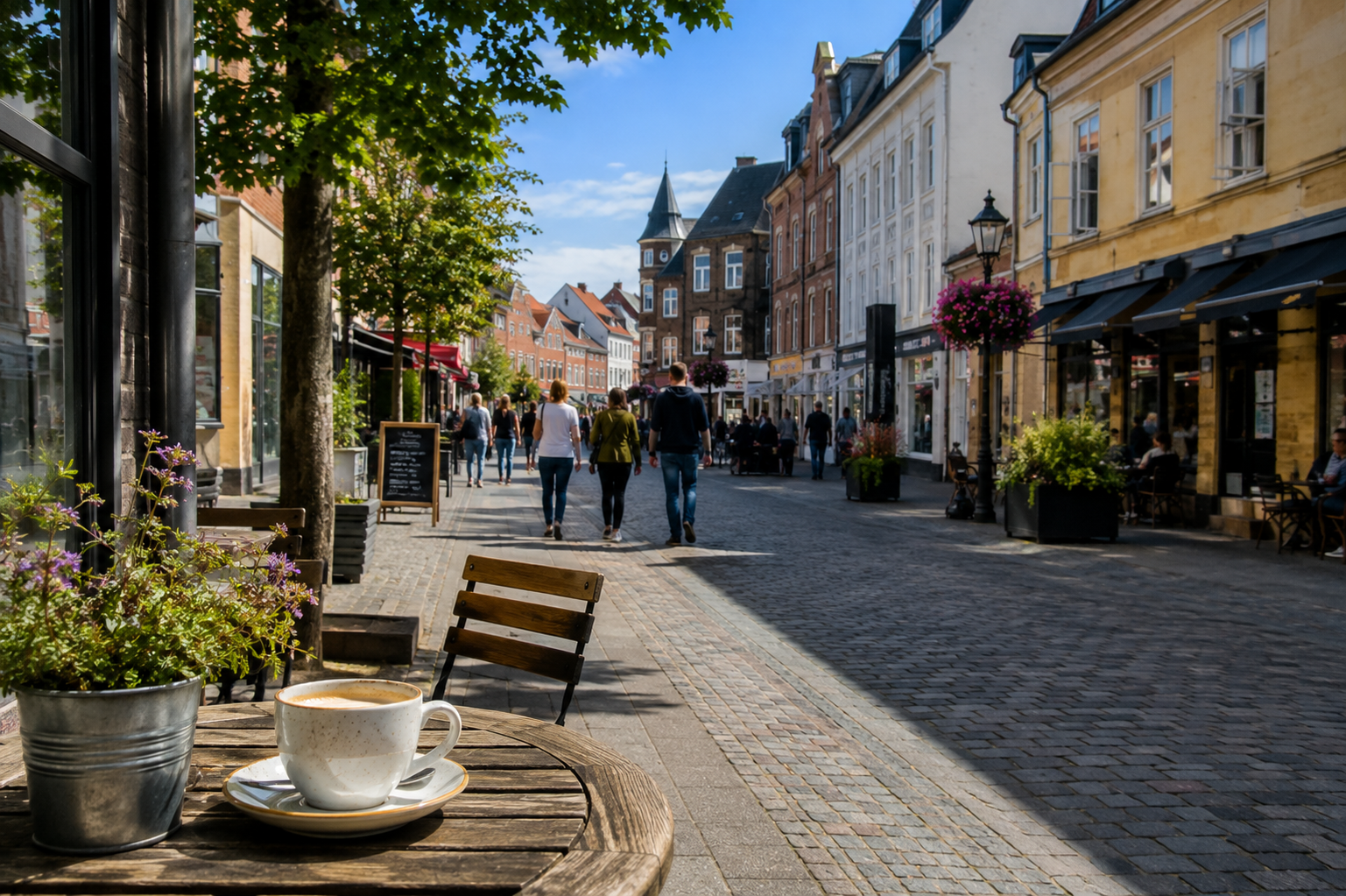 En ledig lørdag i Horsens kræver ikke den store plan